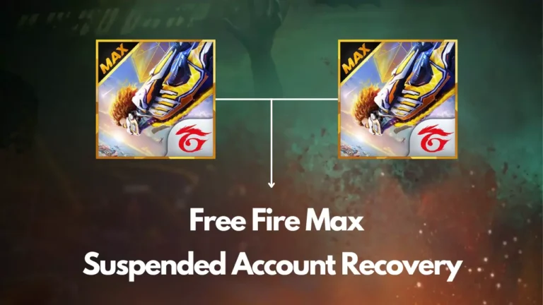 Free Fire Max Suspended Account Recovery 2023 Unban FF ID Today